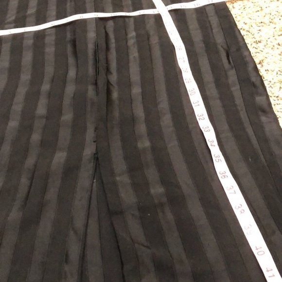 Martin Grant Striped Balloon Midi Dress Size US 4 French 36 Black Puff Sleeve - Picture 11 of 13